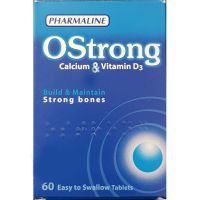 Ostrong Ca + D3 Συμπλήρωμα Διατροφής με Ασβέστιο & Βιταμίνη D3 για υγιή Οστά 60 tabs