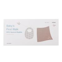 Korres Baby's First Walk Set με Μουσελίνα Φασκιώματος & Τραχηλιά από 100% Οργανικό Βαμβάκι