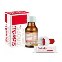 SiderAL Drops Συμπλήρωμα Διατροφής Σιδήρου σε Σταγόνες 30ml & 1 Φακελίσκος 1.9gr