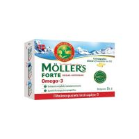 Moller's Forte Omega-3 Ιχθυέλαιο & Μουρουνέλαιο 150 κάψουλες