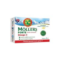 Moller's Forte Omega-3 Fish & Cod Liver Oil 150 caps