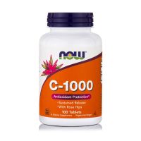 Now C-1000 With Rose Hips & Bioflavonoids 100 Tablets