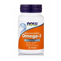 Now Molecularly Distilled Omega-3 30 Softgels