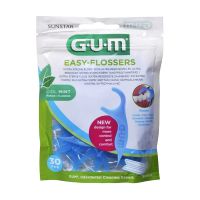 GUM Easy-Flossers Οδοντικό Νήμα Με Γεύση Μέντας 30τμχ