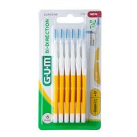 GUM Bi-Direction Interdental Brushes 1.4mm 6pcs
