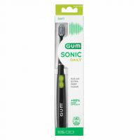 Gum Activital Sonic Soft 4100 Ηλεκτρική Οδοντόβουρτσα Μαύρη με Μπαταρία