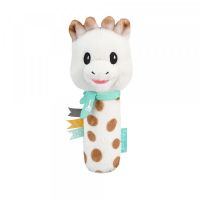 Sophie La Girafe Βελούδινη Κουδουνίστρα με Ήχους Sweety Sophie 3m+
