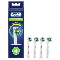 Oral-B Cross Action Clean Maximiser Λευκά Ανταλλακτικά Ηλεκτρικής Οδοντόβουρτσας 4τμχ
