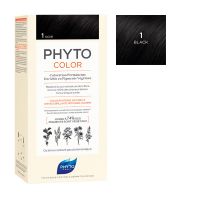 Phyto Phytocolor Μόνιμη Βαφή Μαλλιών 1 Μαύρο