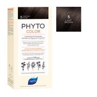 Phyto Phytocolor Μόνιμη Βαφή Μαλλιών 5 Καστανό Ανοιχτό