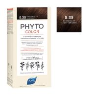 Phyto Phytocolor Μόνιμη Βαφή Μαλλιών 5.35 Καστανό Ανοιχτό Σοκολατί