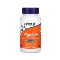 Now L-Carnitine 500mg 60 Veg Capsules