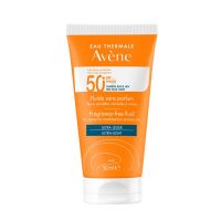 Avene Solaire Αντηλιακή Κρέμα Προσώπου Ελαφριάς Υφής για Κανονικό/Μεικτό & Ευαίσθητο Δέρμα Χωρίς Άρωμα Spf50+ 50 ml