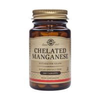 Solgar Chelated Manganese Μέταλλα-Ιχνοστοιχεία 100 Tabs