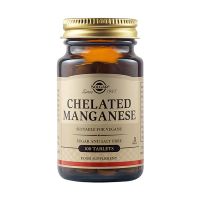 Solgar Chelated Manganese Μέταλλα-Ιχνοστοιχεία 100 Tabs