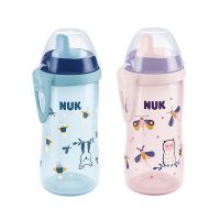 Nuk Kiddy Cup Night Παγουράκι με Ρύγχος 12m+ 300ml (Διάφορα Χρώματα & Σχέδια) 1τμχ