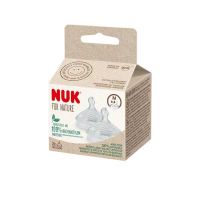 Nuk for Nature Θηλή Σιλικόνης Μεγέθους M 2τμχ