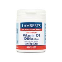 Lamberts Vitamin D3 1000iu 120 ταμπλέτες