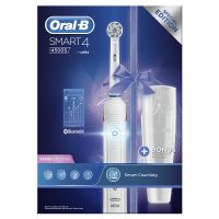 Oral-B Smart 4 4500s Special Edition Ηλεκτρική Επαναφορτιζόμενη Οδοντόβουρτσα με Δώρο Θήκη Ταξιδίου