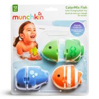 Munchkin ColorMix Fish Παιχνίδι Μπάνιου που Αλλάζει Χρώμα με τη Θερμοκρασία 12m+ 3τμχ