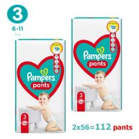 Pampers Pants Maxi Pack No3 6-11kg 2x56 τμχ