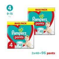 Pampers Pants Maxi Pack No4 9-15kg 2x48τμχ