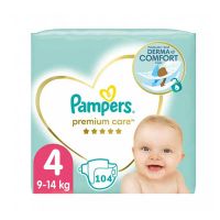 Pampers Premium Care Mega Pack No4 9-14kg 104τμχ