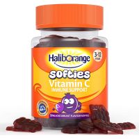 HalibOrange Vitamin C Blackcurrant Συμπλήρωμα Διατροφής με Βιταμίνη C για την Ενίσχυση του Ανοσοποιητικού με γεύση Φραγκοστάφυλο 3-12 ετών 30 ζελεδάκια