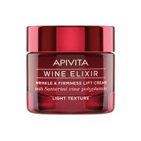 Apivita Wine Elixir Αντιρυτιδική Κρέμα Προσώπου Ελαφριάς Υφής Για Σύσφιξη & Lifting Με Πολυφαινόλες Από Αμπέλια Σαντορίνης 50ml