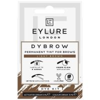 Eylure Dybrow Dye Kit Βαφή για τα Φρύδια Light Brown 1τμχ