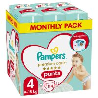 Pampers Premium Care Pants Monthly Pack No4 9-15kg 114τμχ