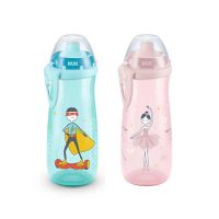 Nuk Sports Cup Παγουράκι με Καπάκι Push-Ρull Σιλικόνης 24m+ 450 ml