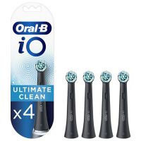 Oral-B iO Ultimate Clean Black Ανταλλακτικά Ηλεκτρικής Οδοντόβουρτσας 4τμχ
