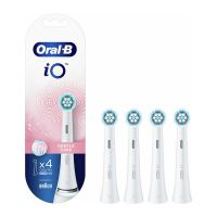 Oral-B iO Gentle Care White Ανταλλακτικά Ηλεκτρικής Οδοντόβουρτσας 4τμχ