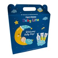 Frezyderm Welcome Baby Boy Set με 3 Προϊόντα Βρεφικής Περιποίησης & Δώρο Μαξιλαράκι Αγκαλιάς