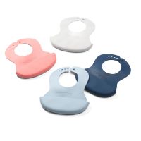 Babyono Μαλακή Σαλιάρα Σιλικόνης με Θήκη 6m+