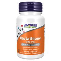 Now Glutathione 250mg Συμπλήρωμα Διατροφής για Προστασία από τις Ελεύθερες Ρίζες 60veg. caps