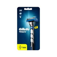 Gillette Mach 3 Turbo 3D Ανδρική Ξυριστική Μηχανή + 2 Ανταλλακτικές Κεφαλές