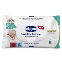 Chicco Soft & Pure Απαλά Μωρομάντηλα Καθαρισμού 0m+ 60τμχ