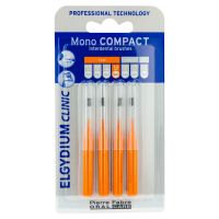 Elgydium Clinic Mono Compact Πορτοκαλί (0.6) Μεσοδόντια Βουρτσάκια 4τμχ
