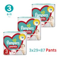 Pampers Pants Monthly Pack Πάνες-Βρακάκι No3 6-11kg 3x29 τμχ