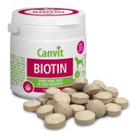 Canvit Biotin Συμπλήρωμα Διατροφής Σκύλων για Λαμπερό Τρίχωμα 100 gr