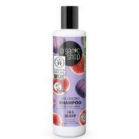 Organic Shop Σαμπουάν Όγκου για Λιπαρά Μαλλιά Σύκο-Τριαντάφυλλο 280 ml