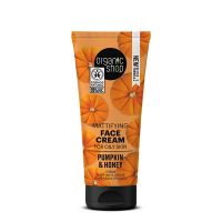 Organic Shop Κρέμα Προσώπου για Ματ Αποτέλεσμα Κολοκύθα και Μέλι για Λιπαρές Επιδερμίδες 50 ml