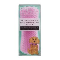 PET TEEZER De-Shedding & Dog Grooming Brush Pink-Mint Βούρτσα Περιποίησης για Σκυλιά Μεσαίου και Μεγάλου Μεγέθους
