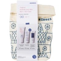 Korres Yoghurt Hydrate your Skin Sunscreen Set με Αντηλιακή Κρέμα-Τζελ Προσώπου Spf30 40 ml και Ενυδατική Kρέμα-Τζελ Προσώπου 20 ml & Αφρώδης Κρέμα Καθαρισμού 20 ml