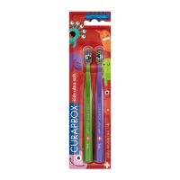 Curaprox Kids Ultra Soft Παιδική Οδοντόβουρτσα 4-12ετών Special Edition 2 τμχ