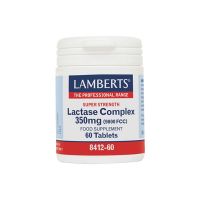 Lamberts Lactase Complex 350mg Σύμπλεγμα Λακτάσης 60 tabs