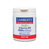 Lamberts Vegan Vitamin D3 1000iu 25μg 90 caps
