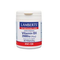 Lamberts Vegan Vitamin D3 2000iu 50μg 30 caps